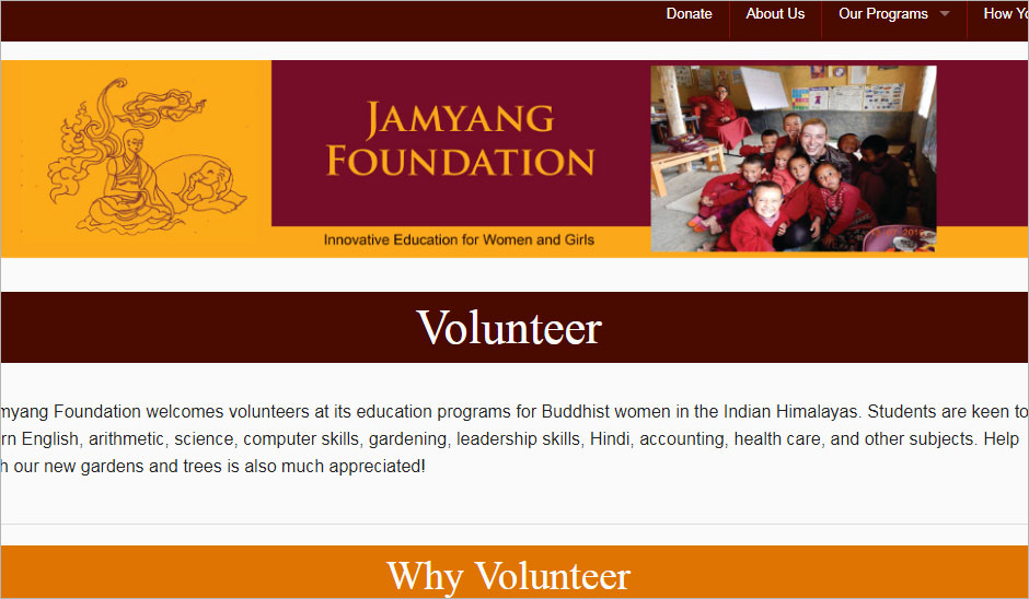 Volunteer in Buddhist  Monastery India with Jamyang