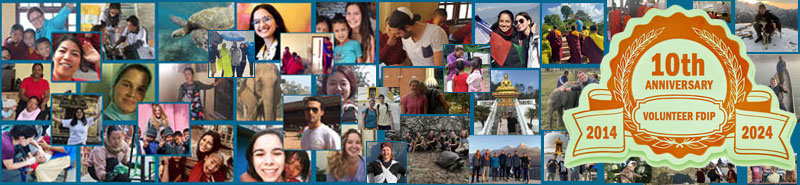 fotos de voluntarios del FDIP desde 2014