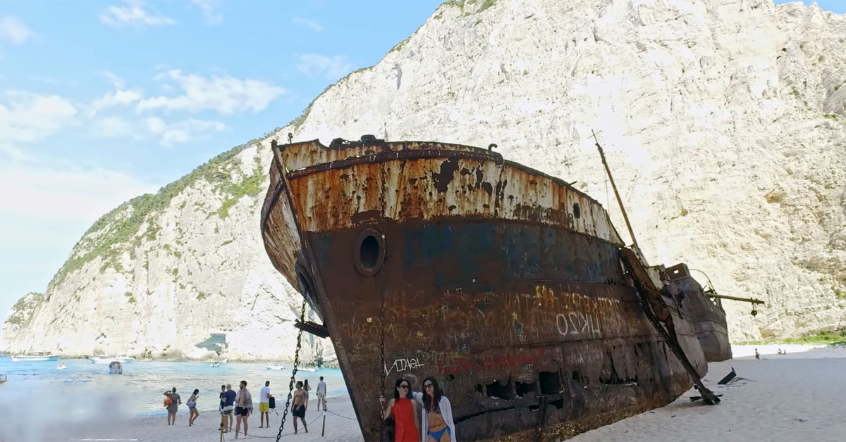 Navagio Beach (Shipwreck Beach), Zakynthos, Greece