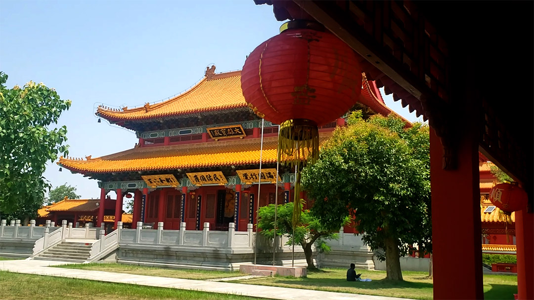 a Chinese monastery for monks