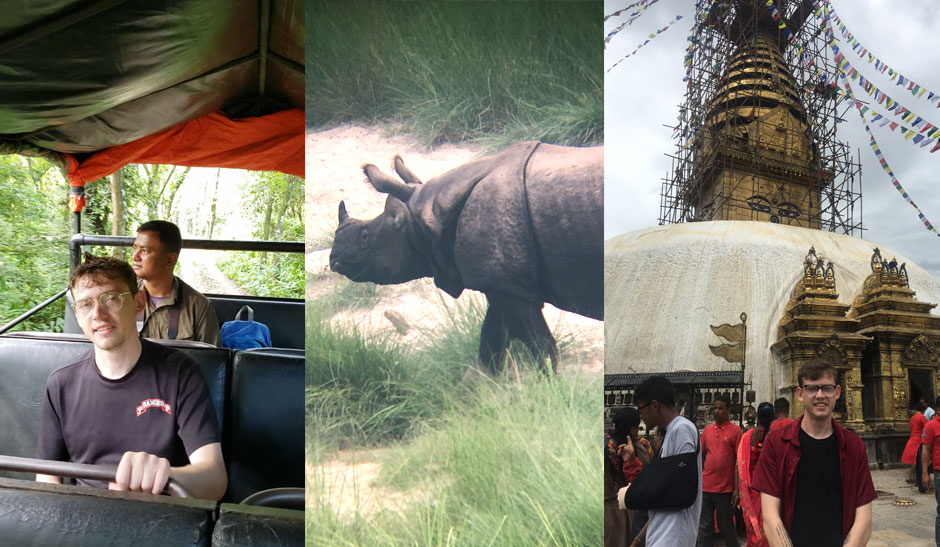 A Rhino in The City: My Memorable Moment While Volunteering in Nepal   
