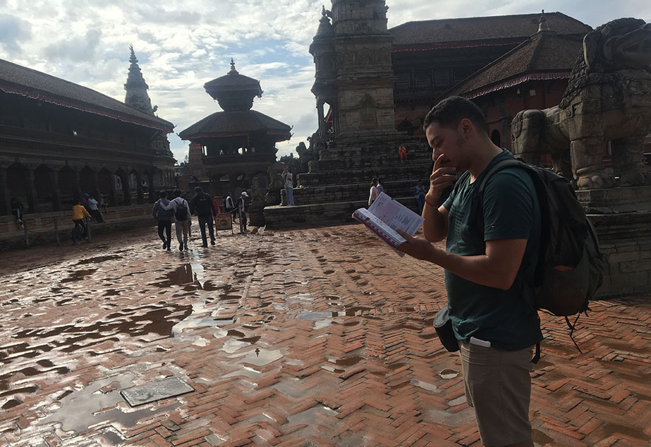 anas exploring spiritual city kathmandu 