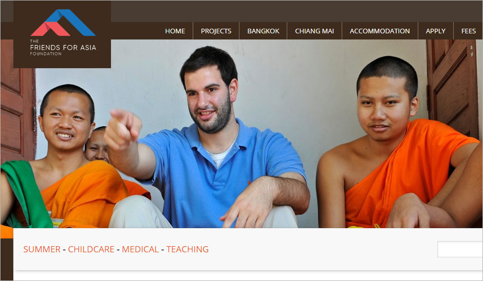 Bangkok Volunteer  Teach English to Monks