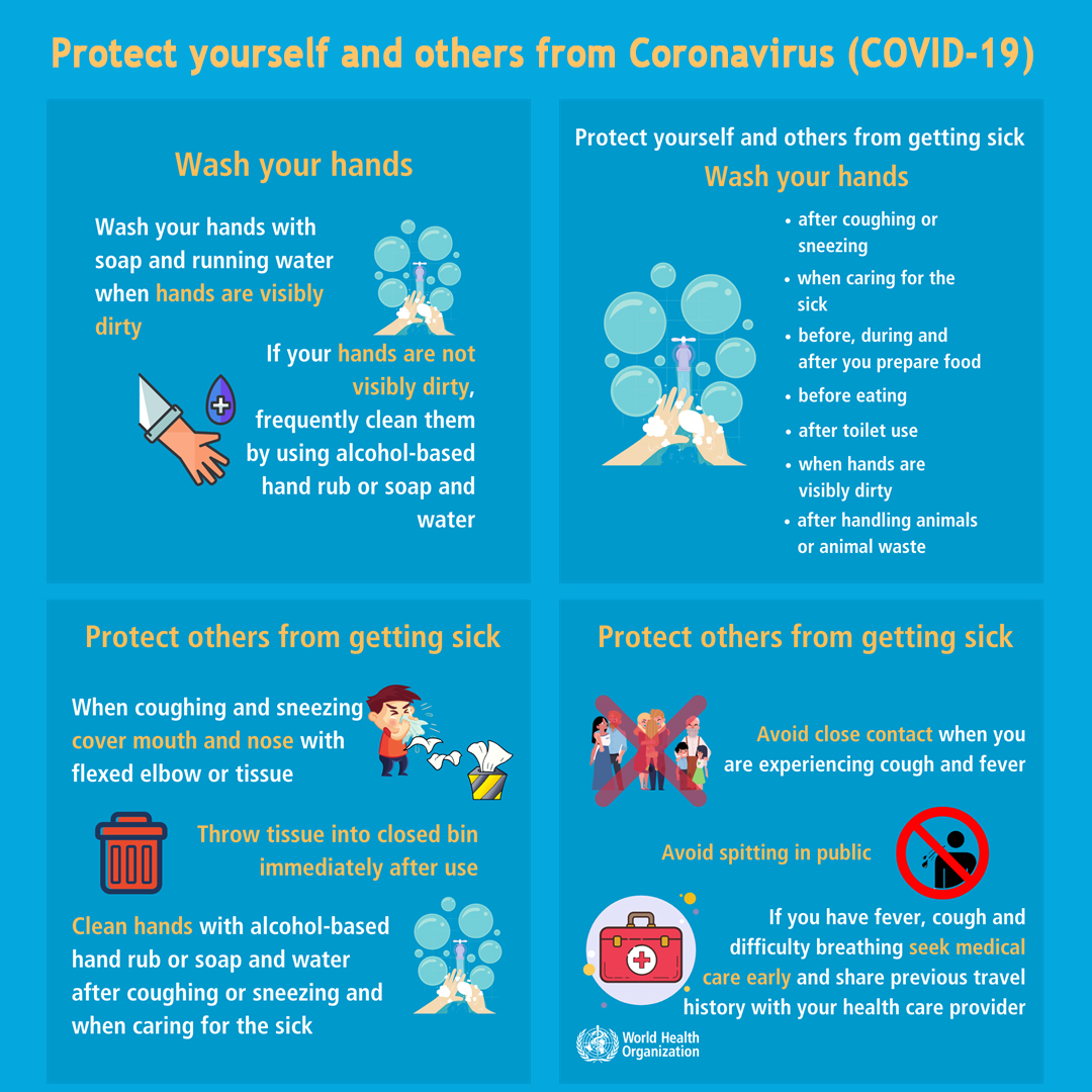 stay safe from the Coronavirus COVID 19 infection