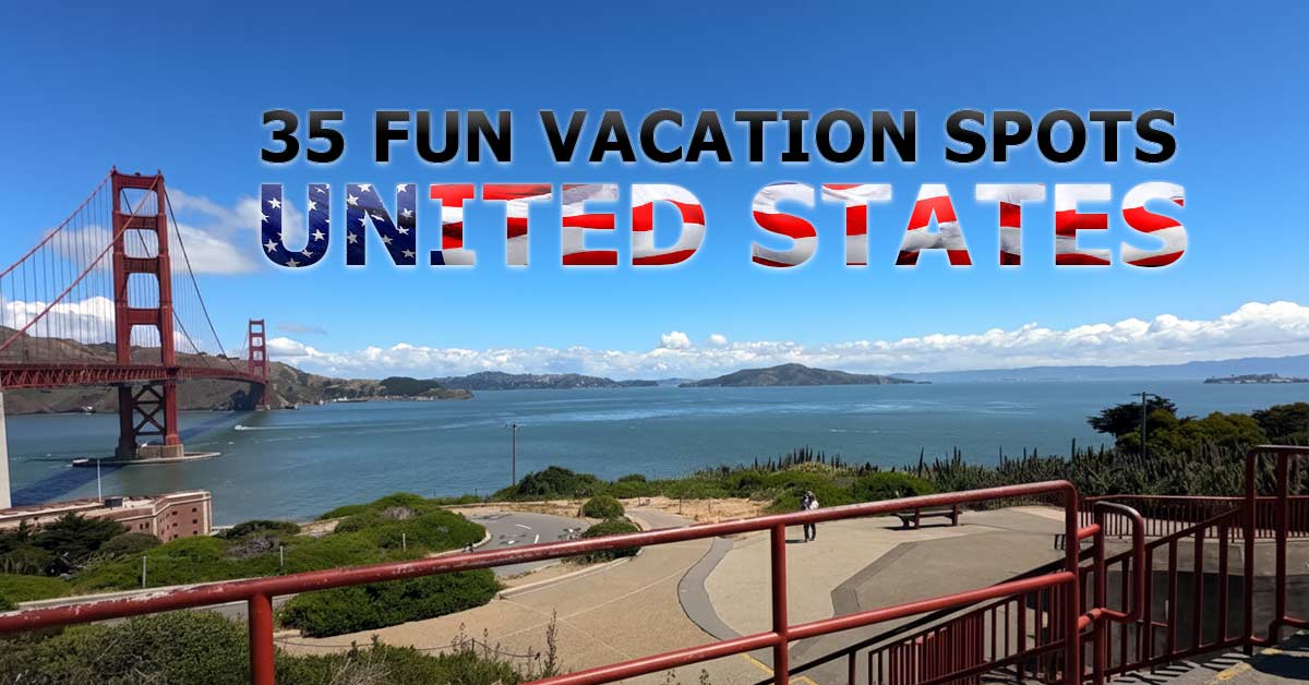 35 Fun Vacation Spots for Young Adults in the US