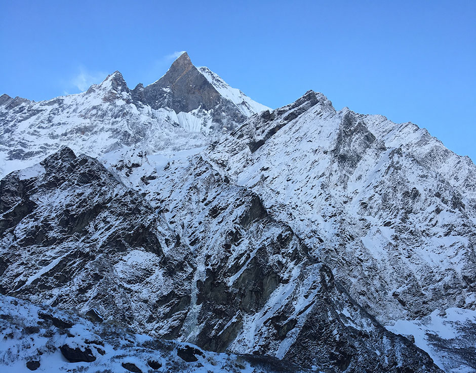 himalayan mountain in morning 
