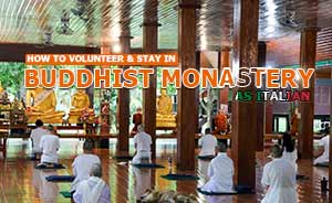 How to Volunteer and Live in a Buddhist Monastery from Italy in 2026