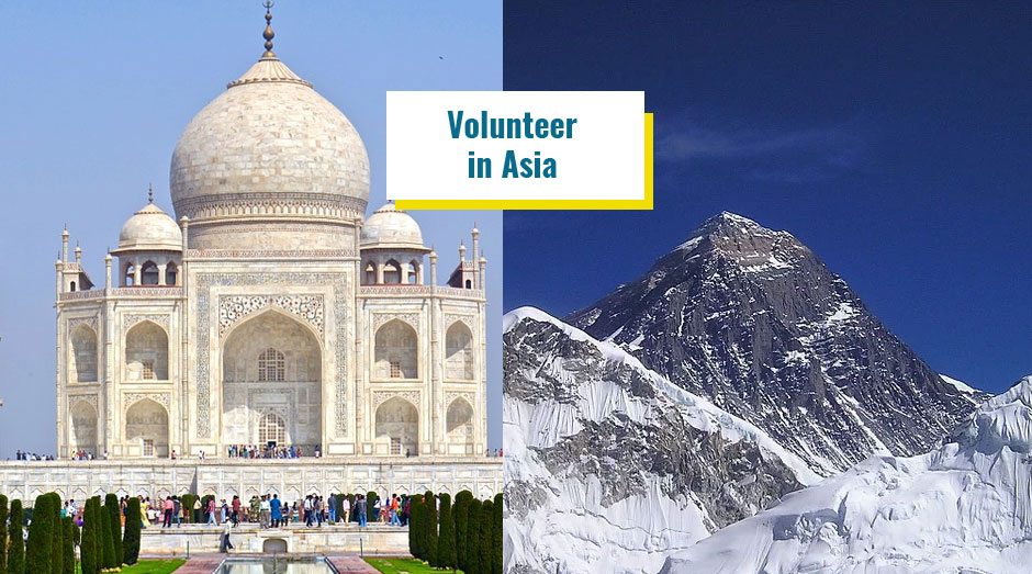 Best  International Volunteer opportunities, Vacations and Projects in Asia