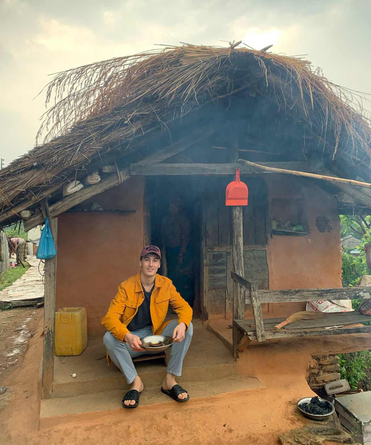 volunteers staying in local