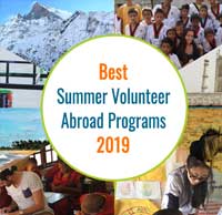 best summer volunteer and travel abroad programs