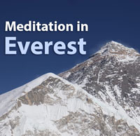 Meditation in Everest