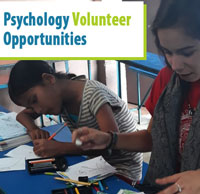 Psychology Volunteer Opportunities for High School, Undergraduate, University and College Students   