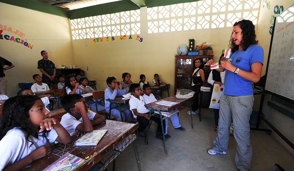 volunteer teaching abroad improving skills
