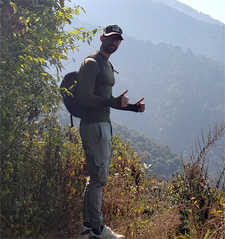 Berend  with a Thumbs Up